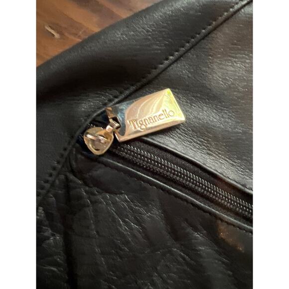 TIGNANELLO Black crossbody backpack - Picture 2 of 6